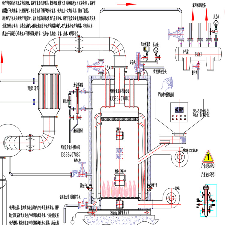 桥梁蒸养1.5吨立式生物质燃煤双燃料蒸汽发生器 免报装锅炉