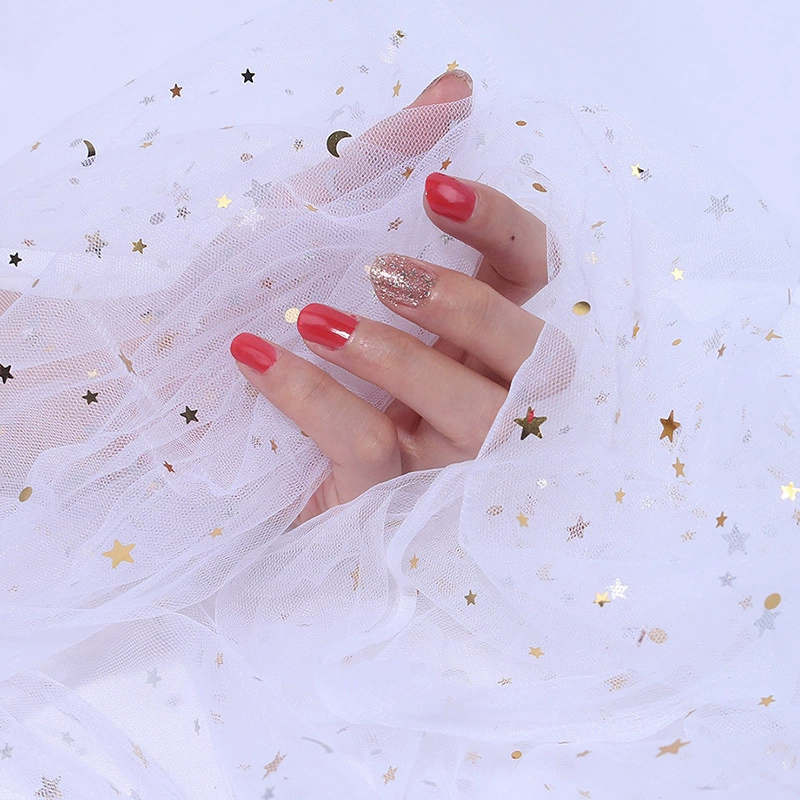 Ins Internet celebrity photo background cloth Xingyue mesh jewelry nail art makeup decoration shooting photography background cloth scenery