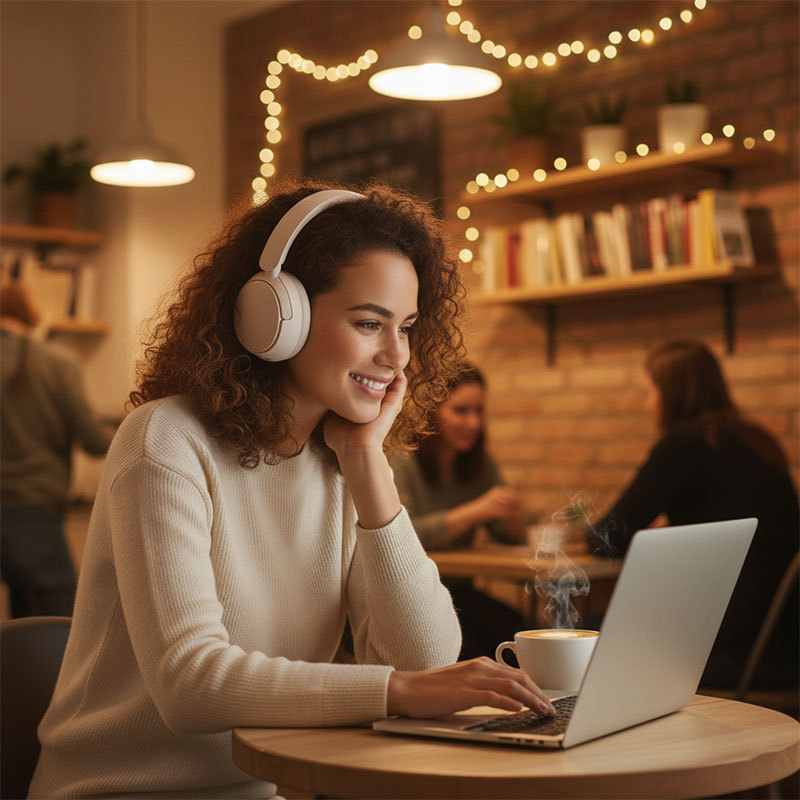 2026 nuevo auriculares ANC activa reducción de ruido todo incluido auriculares Bluetooth inalámbricos sin dolor