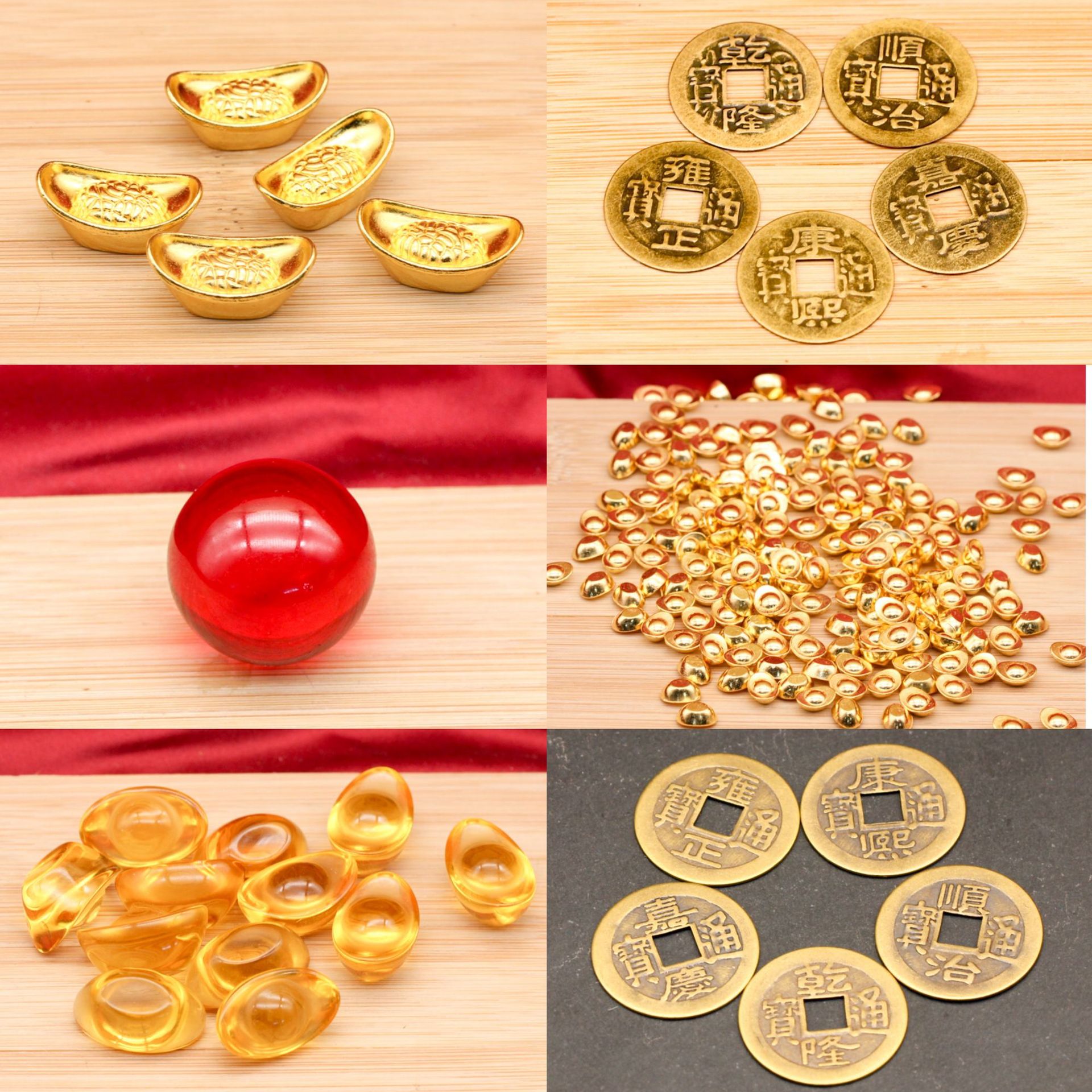 小元宝金属摆件合金元宝实心压缸创意装饰用品琉璃元宝铜币迷你