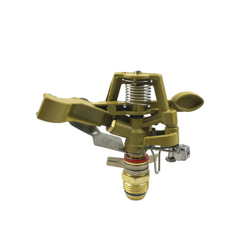 Lawn rocker sprinkler with pin, garden greening factory dust removal 360-degree rotating floor-mounted nozzle sprinkler