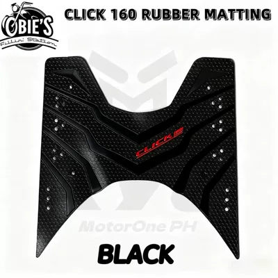 Suitable for Honda Click160 Electric vehicle foot mat - black