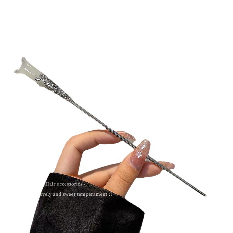 Magnolia ultra inmortal pinzas de pelo chinas modernas y simples para niños de alto nivel chinés cheongsam accesorios placas de cabello pinzas de pelo tocado