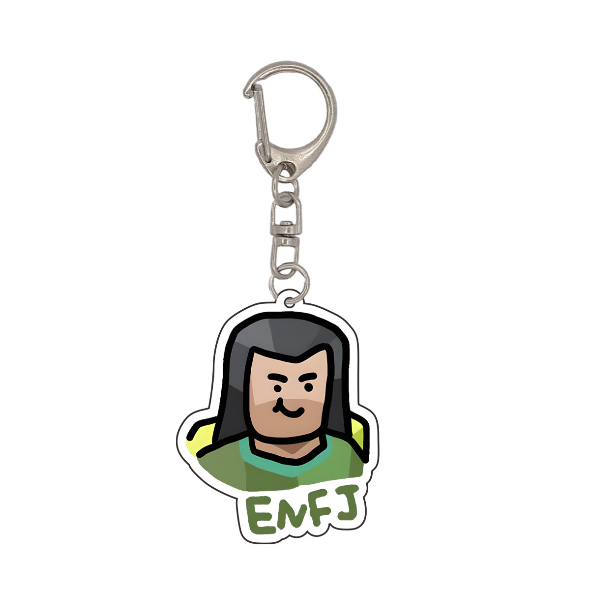 MBTI16 personalidad mochila colgante llavero acrílico accesorios periféricos regalos de dibujos animados adornos divertidos