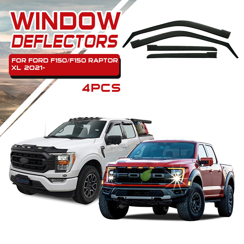 Adecuado para Ford F150 protección solar Ford F150 Raptor visores ventana ventana ceja de lluvia