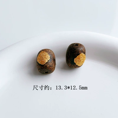 Zərgərlik ara hissələri s925 silver gold-plated five - kirin-barrel-beads