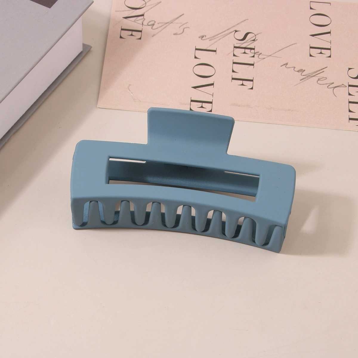 (Cross-border trading), rectangular matte crab pin, big shark, hairgrip, Amazon, simple and elegant design