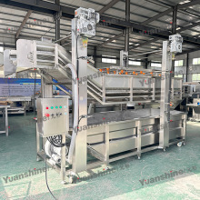 不锈钢果蔬臭氧洗菜机 平行毛刷荔枝清洗机 芒果高压喷淋清洗机