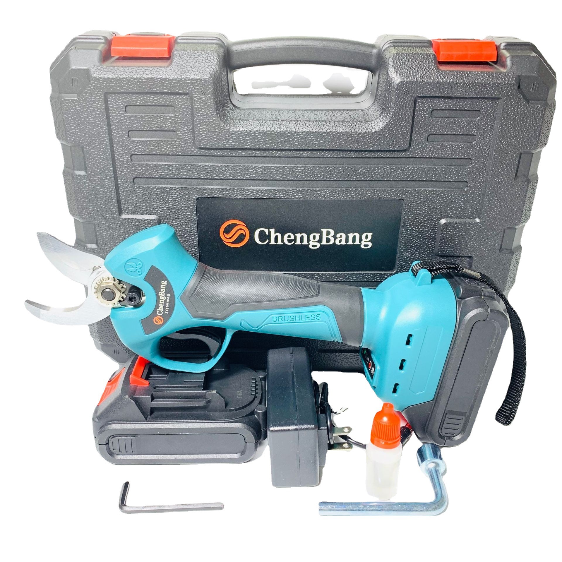 源头工厂外贸 锂电无刷修枝剪2211A款 果树农作物修剪刀园林工具