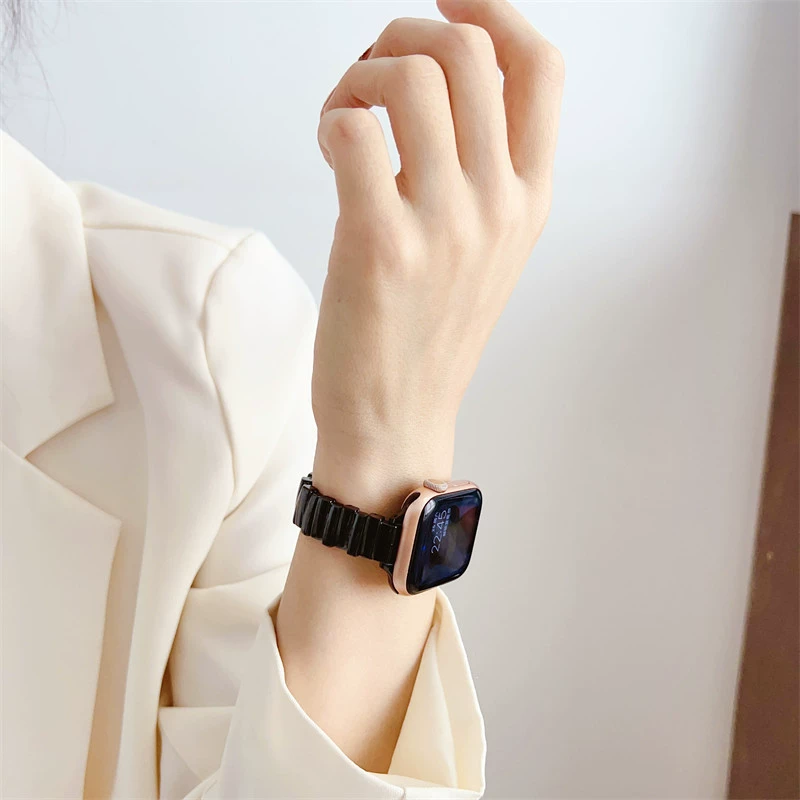 Модное креативное калейдоскопическое нечётное ремешок, подходит для AppWatchs 10 поколения apple watch 1-9SE, металлический ремень