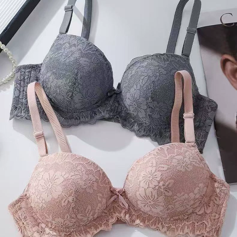 Сексуальное белье для кормления, бюстьеpush-up, беспроводной поддерживающий бюстгальтер с вышивкой
