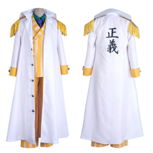 One piece five old star Sea Army General cos clothing Justice Navy grand ape general cosplay clothing