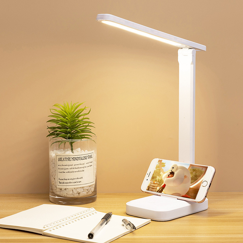 LED デスクランプ学習目の保護デスクランプ学生寮の寝室読書ランプベッドサイドランプ充電式デスクランプナイトライトランプ|undefined