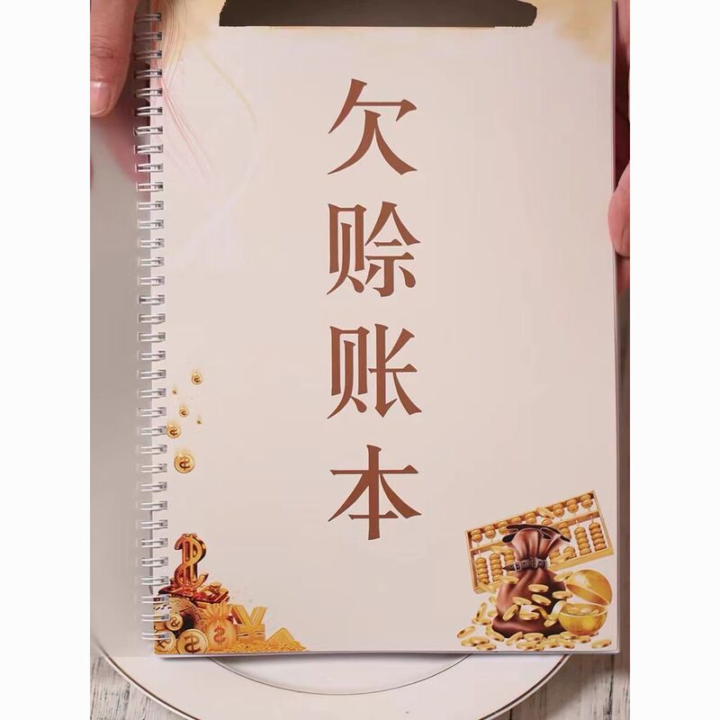 Debtor Accounting Book, Family Financial Management Notebook, Debit Cash Daily Small Portable Daily Expenditure Accounting Book