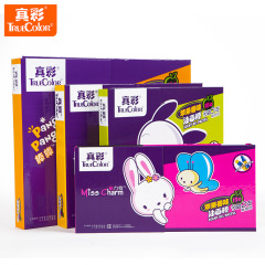 True Color 2346 Apple Oil Pastel Kindergarten Children Charming Rabbit Flip Cover Oil Pastel 36 Color Crayons