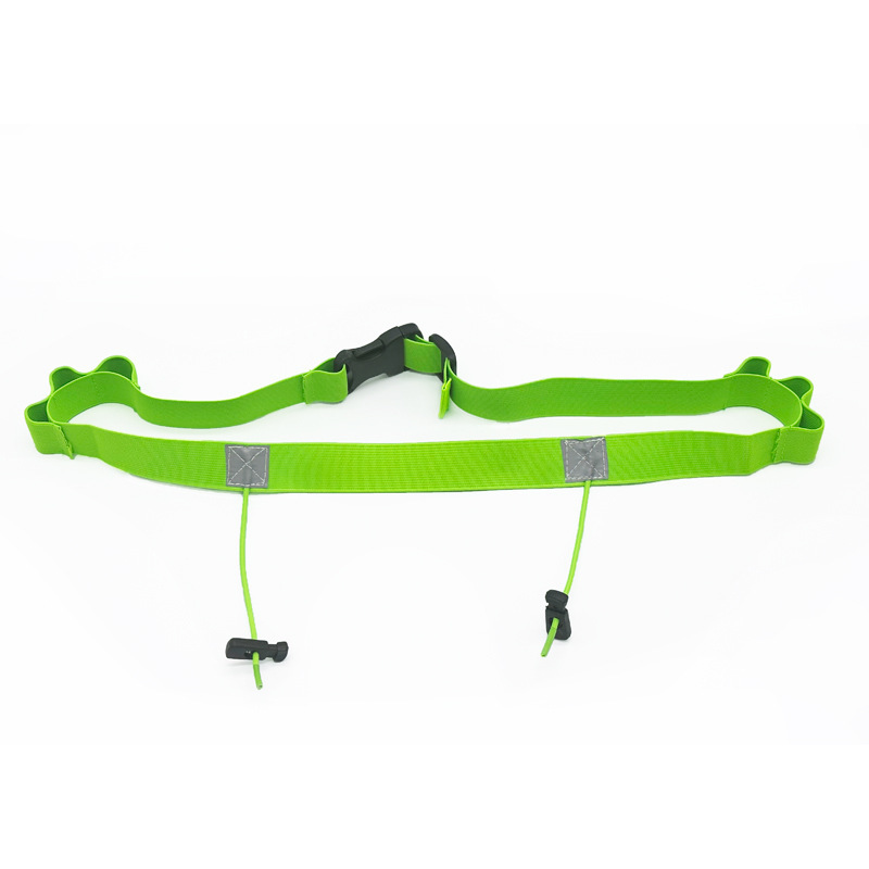 Maratón número cinturón competencia número cinturón cross-country carrera Energía cinturón de medición noche corriendo cinturón reflectante