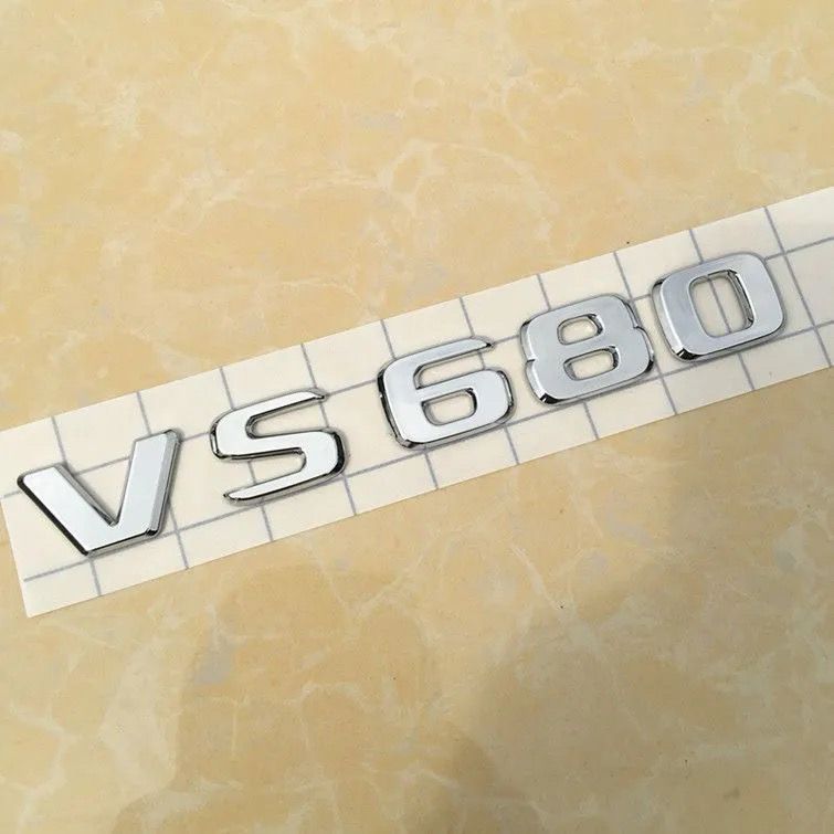 Suitable for Mercedes-Benz Vito V260L, modified with Maybach tail emblem, VS980L lettering, and VS680 letter logo