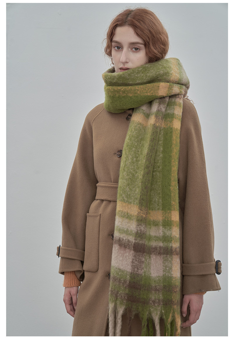 Klassischer Damen Schal Aus Webpelz Kaschmir Für Den Winter_voghion.com
