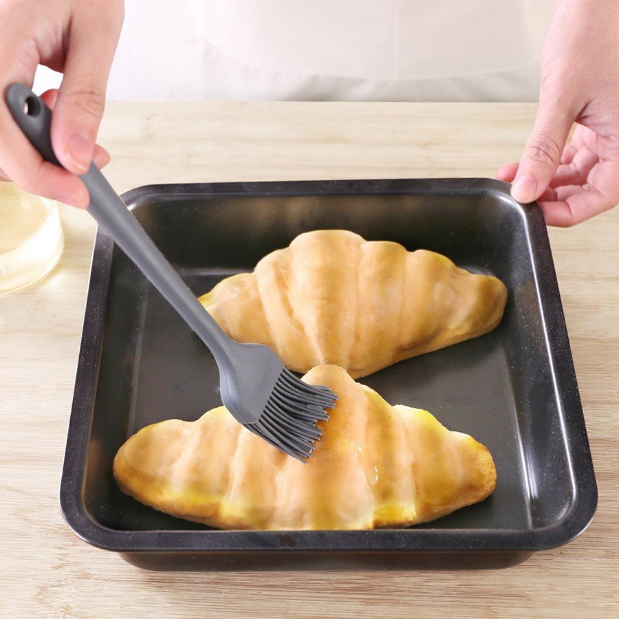 (2개) 오래 지속되는 실리콘 면 단열 장갑 세트 실리콘 핸드 클립 안티 스케일 장갑 베이킹 단열 오븐 장갑