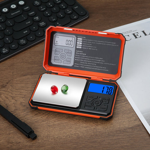 New cross-border 0.01g portable balance electronic scale mini baking scale tool box jewelry scale