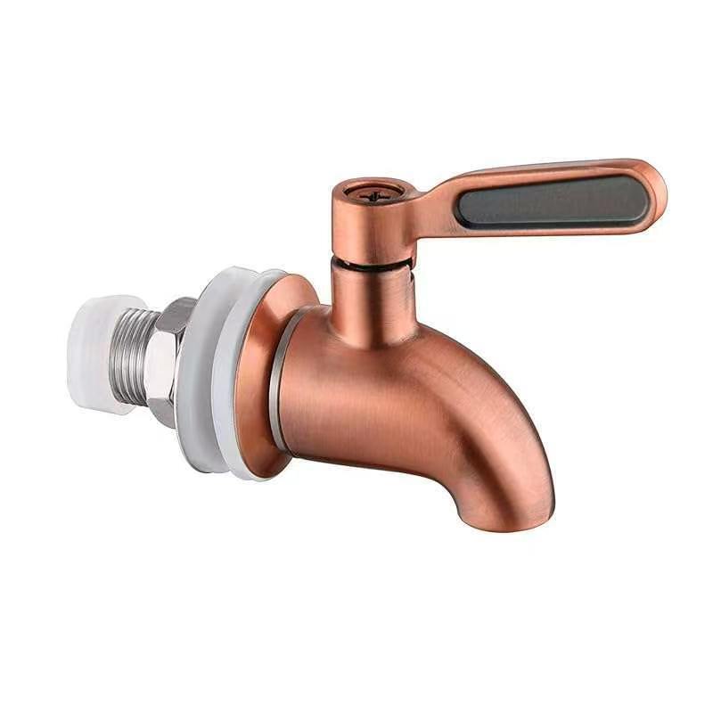 304 Red Antique Copper Stainless Steel Juice Dispenser Faucet, Coffee Faucet, Beer Dispenser Faucet, Wine Dispenser Faucet, Replacement Faucet