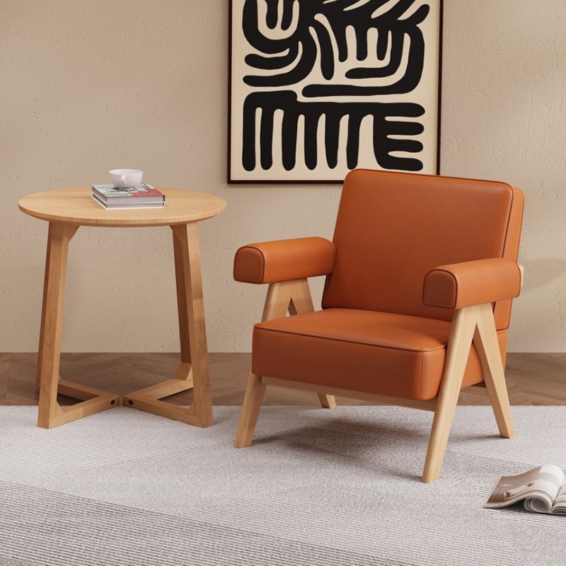 New Sofa Chair Office Leisure Chair Living Room Rest Area Small Sofa Cafe Single and Double Solid Wood Sofa Chair