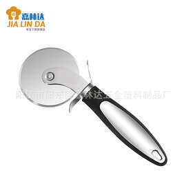 不锈钢圆形介饼器单轮披萨切刀pizza轮刀滚刀烘焙工具
