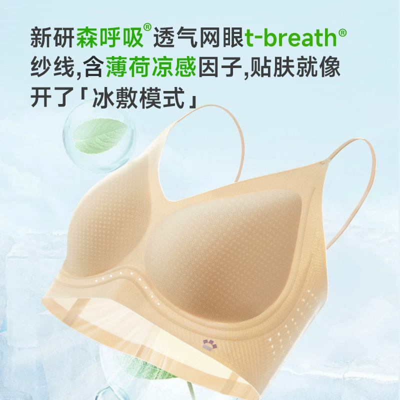 Foundation, summer invisible underwear, thin bra top, no trace, beautiful back