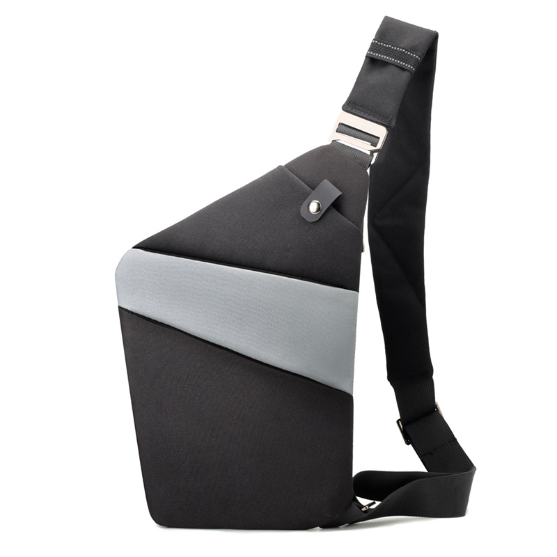 Black with gray right shoulder