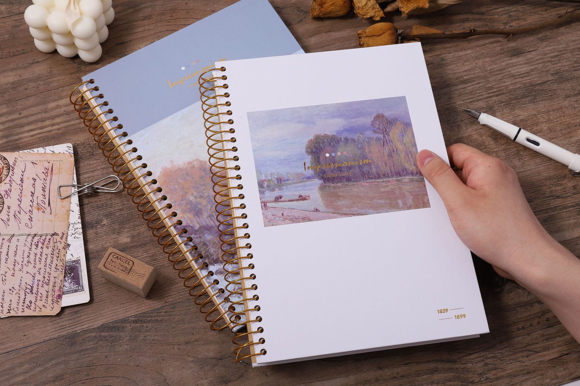 5347     16K横线线圈本（海岸小镇的傍晚）  (2