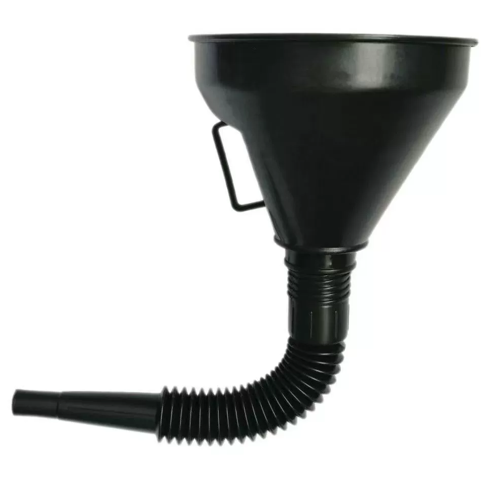 Хит продаж: топливная воронка с фильтром, особо утолщенная, для заливки бензина, моторного масла и топлива в автомобили и мотоциклы.