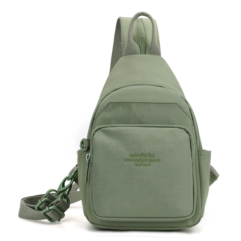 Colorful Fox Universal nylon one-shoulder bag for leisure, backpack