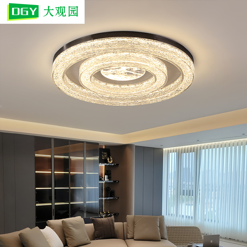 LED protección ocular sala de estar lámpara de techo lujo ligero italiano de alta gama nube creativa arte de moda nueva lámpara de salón 556L