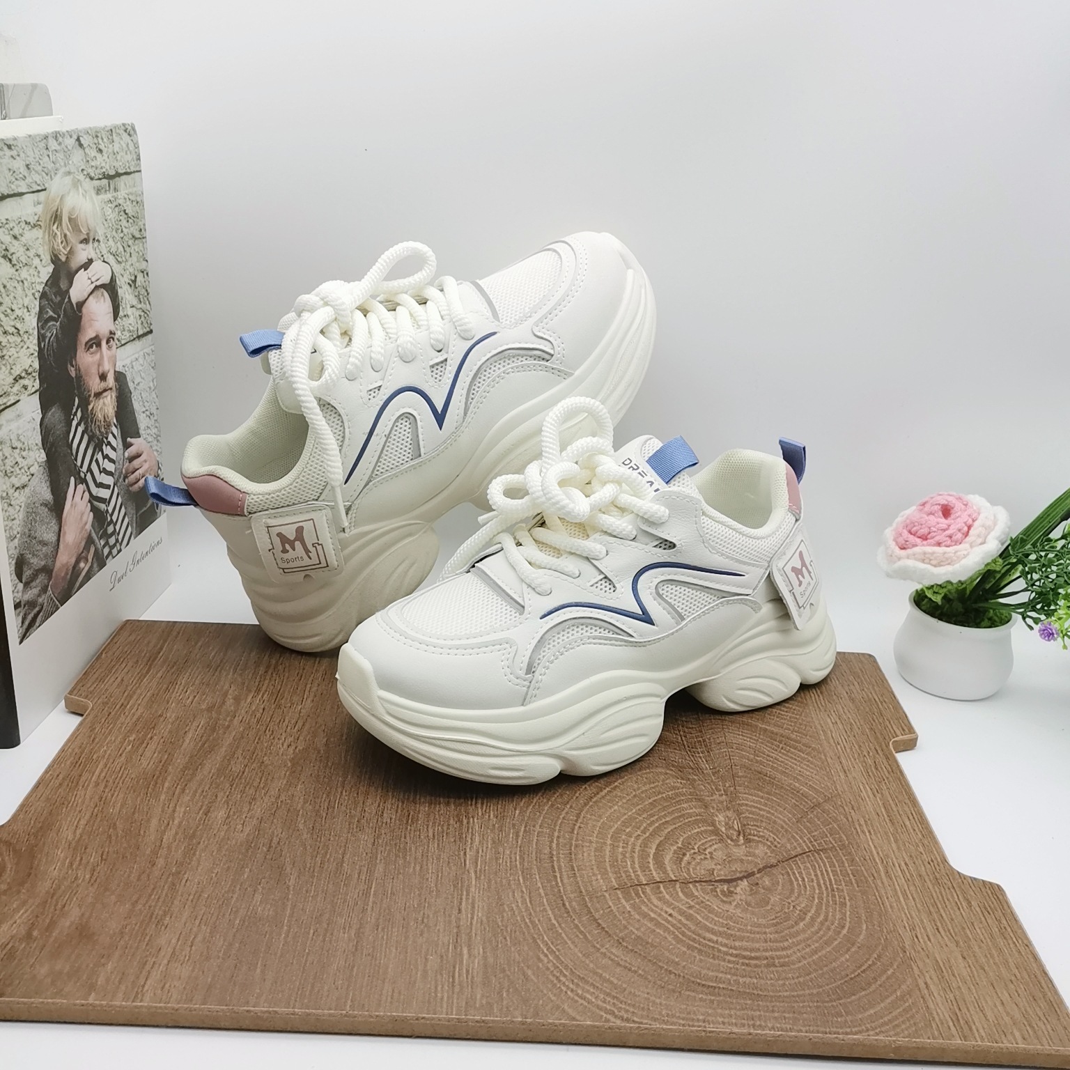 Pájaro abstracto principios de otoño 2025 nuevos zapatos para correr para hombres y mujeres zapatos deportivos para estudiantes zapatos de moda coreanos zapatos para estudiantes de secundaria