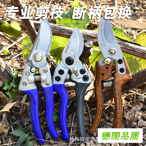 Ruier gardening scissors wholesale fruit branch shears, fruit tree shears, branch shears, flower shears, pruning shears, outdoor scissors, fruit picking shears