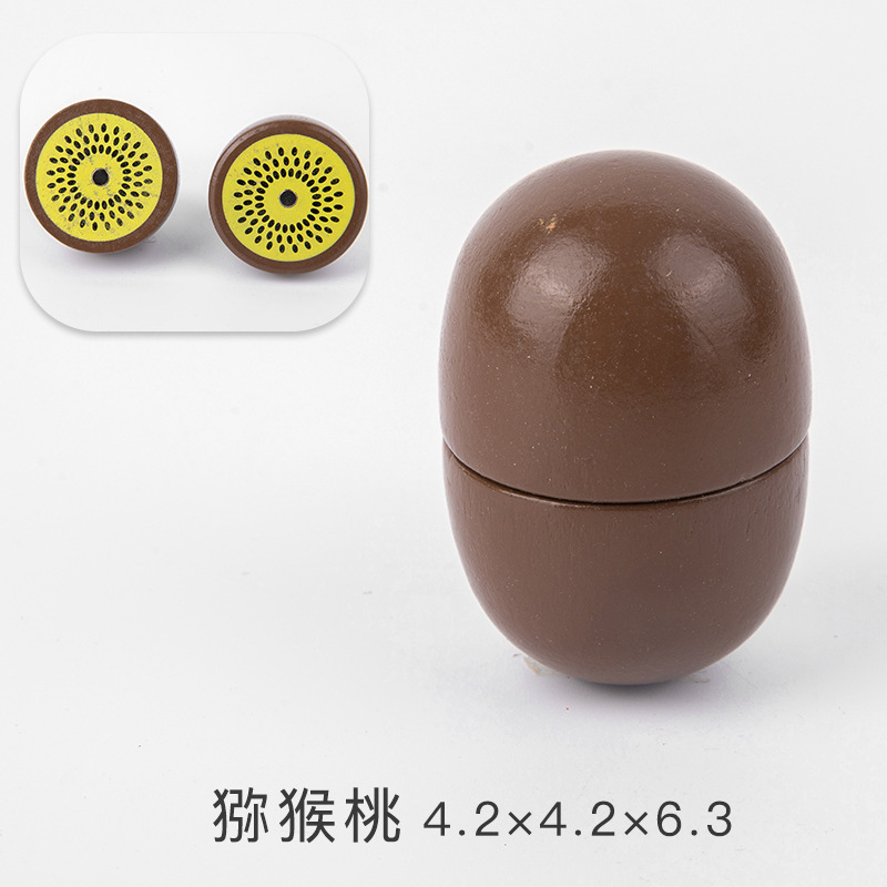 Los niños juegan casa cocina juguetes madera magnética verduras y frutas cortar madera frutas y verduras a granel traje al por mayor