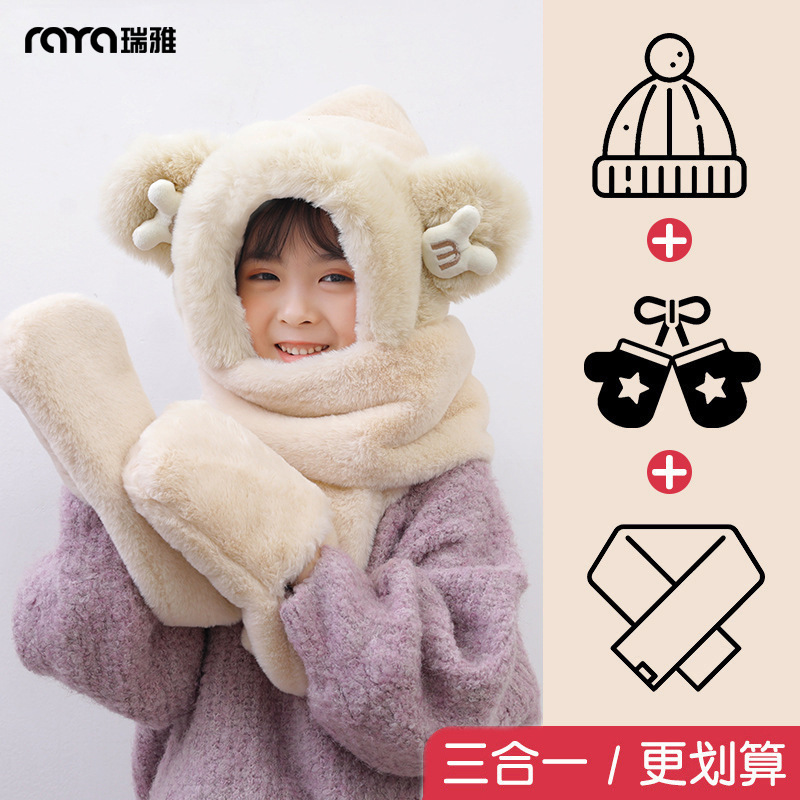 Children's cartoon scarf
