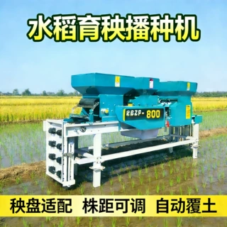 全自动水稻育秧播种机流水线 覆土播种洒水一体机 农用电动育秧机