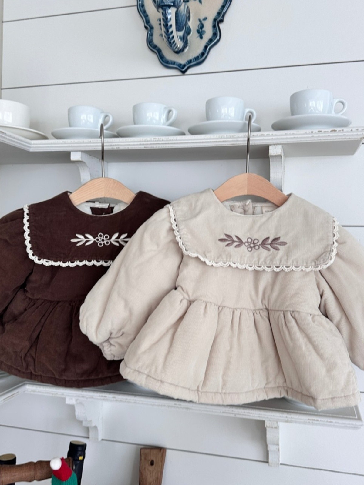 Niñas invierno chaqueta de algodón bebé invierno ropa infantil coreana ropa de invierno bebé camisa de muñeca de algodón de invierno