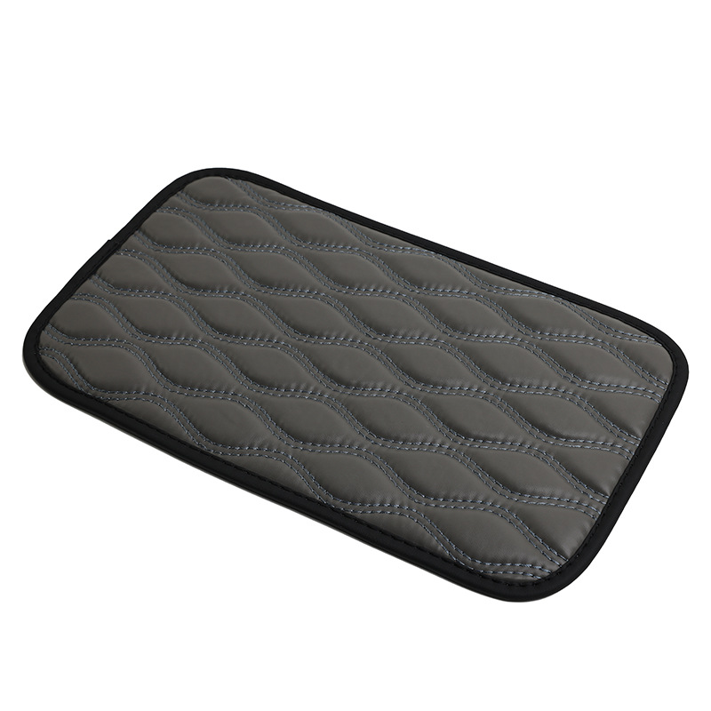Fushou Car Armrest Box Pad PU Leather Bubble Armrest (Armrest box pad) - two-tone