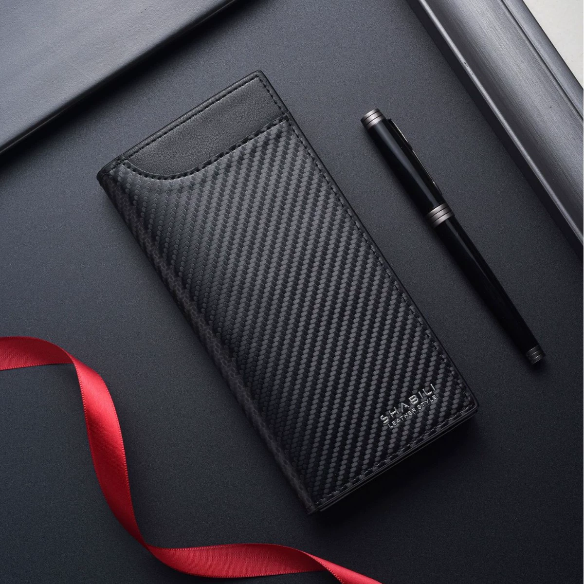 Новый длинный кошелек мужской кард сумка ультратонкий и легкий трансграничный молодежный кошелек