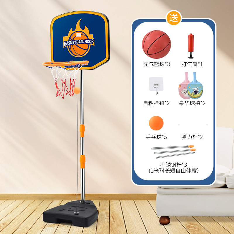 Cesta de lanzamiento de aro de baloncesto para niños de conteo multifuncional Marco de baloncesto ajustable retráctil interior montado en la pared sin perforación
