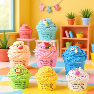 �S��ֱ�� AMZ 9pcs��ݮʷ�Rķ�S���� slime kit���b ���� DIY���