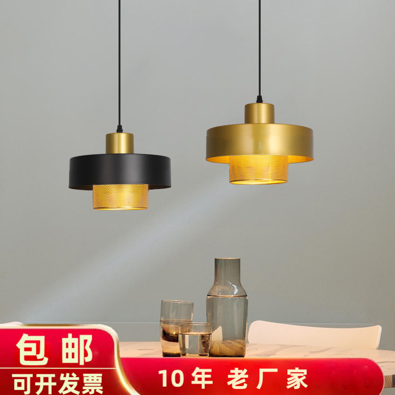 loft铁艺灯具复古工业风吊灯餐厅卧室吧台咖啡厅烧烤店火锅店吊灯