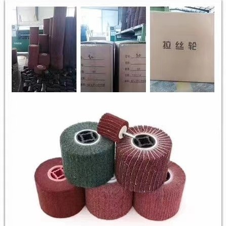 厂价直销进口451拉丝轮  十字芯孔尼龙轮 不锈钢抛光轮 纤维轮