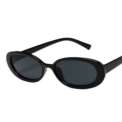 Oval stripe color, European and American trend cow color, small-frame sunglasses, stars, the same style, fashionable cross-border sunglasses wholesale