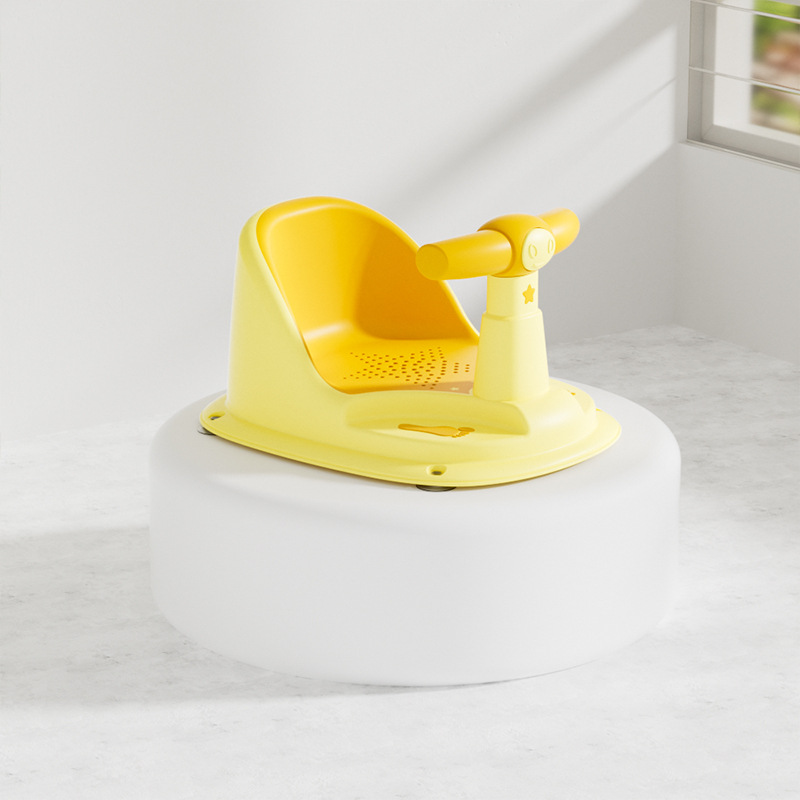 Asiento de baño para bebé, lavabo, tumbador, taburete para bebé, taburete para niños con ruedas, silla de respaldo para niños