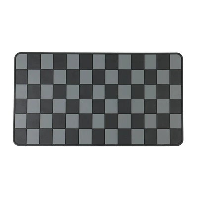 Car Anti-Slip Mat, Square Diamond-Shaped Anti-slip mat - quartet-black-grey-27-15cm