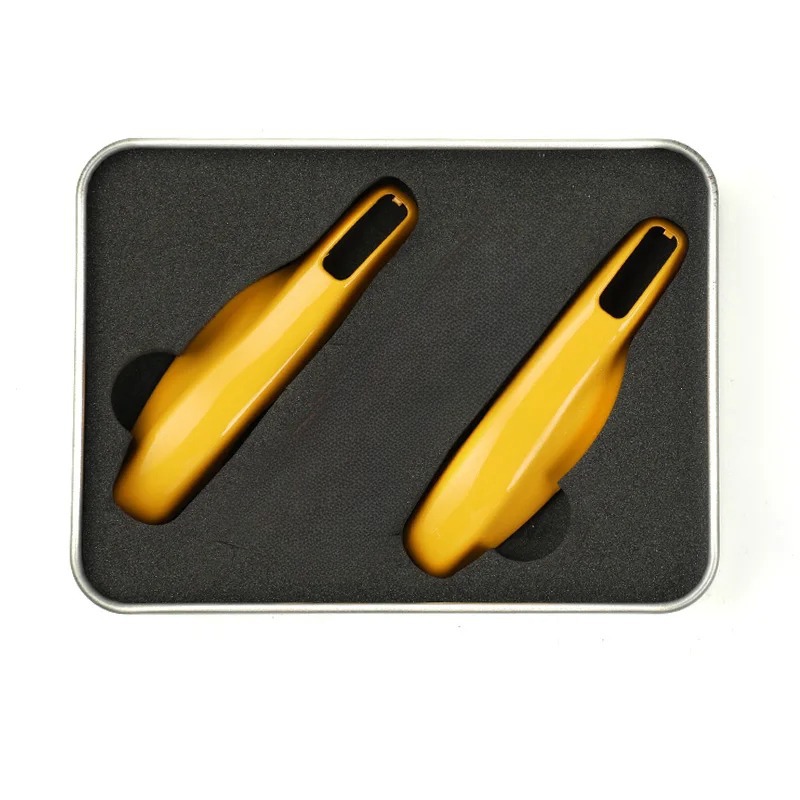 구식 키 쉘(2개 세트) 노란색