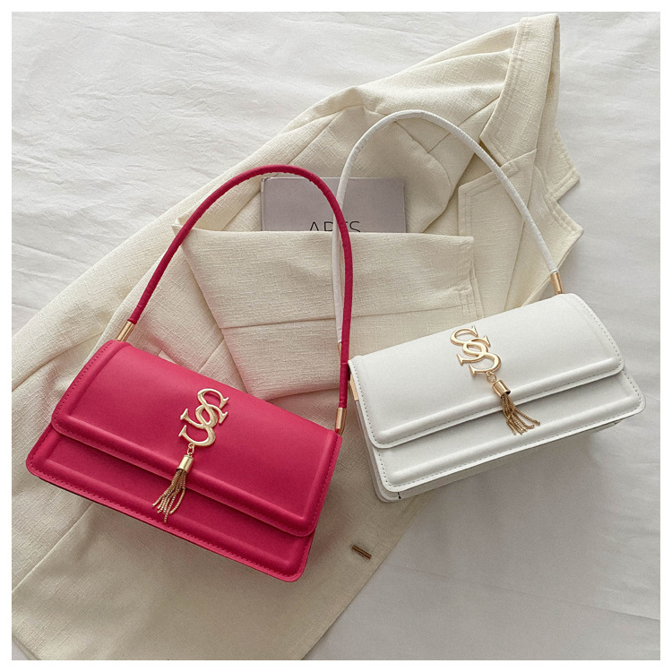 Personalized and Minimalist High-quality and Versatile Korean Version Bag for Women's Bag 2024 Spring New Car Sewn Single Shoulder Underarm Handbag_voghion.com